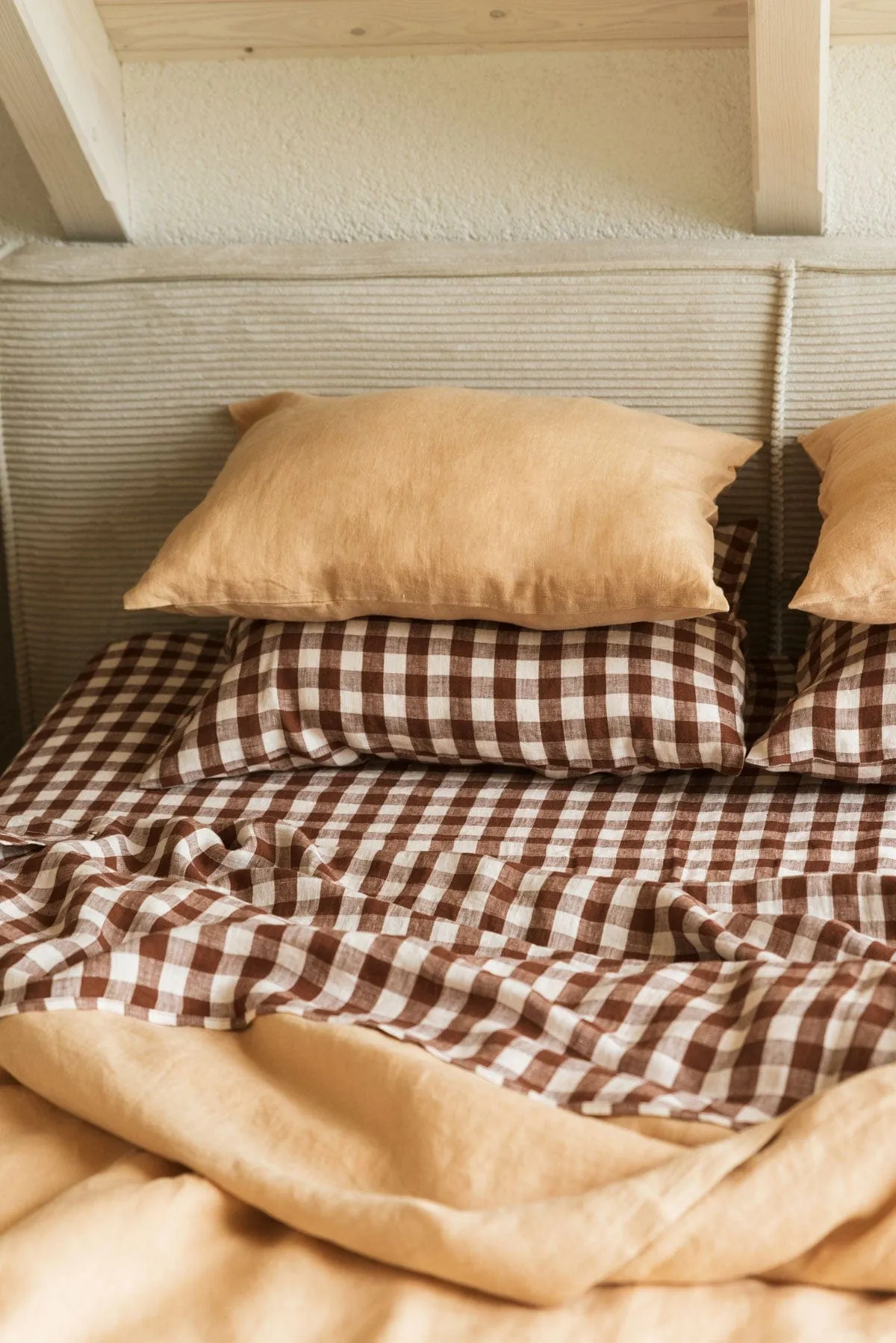 Linen Bedding Set | Mustard