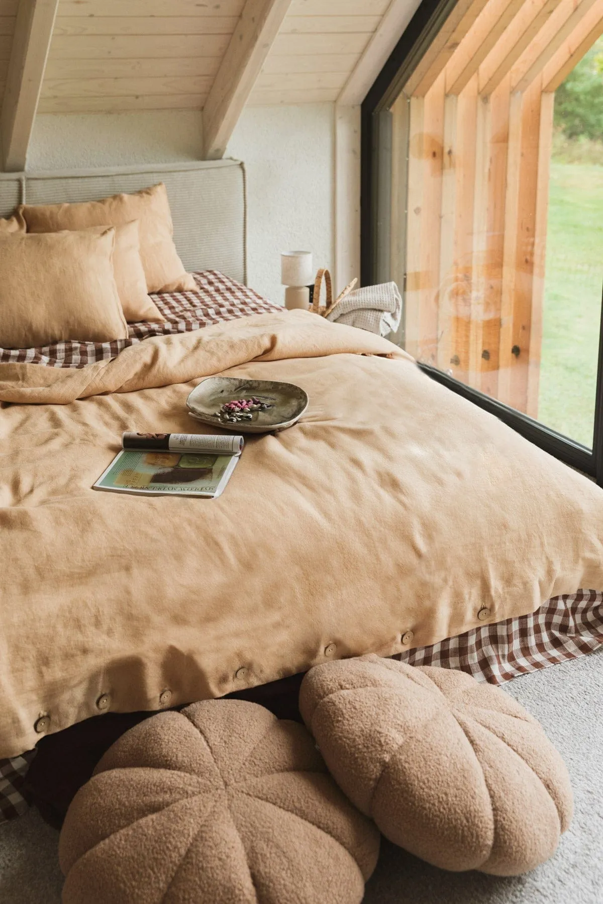 Linen Bedding Set | Mustard