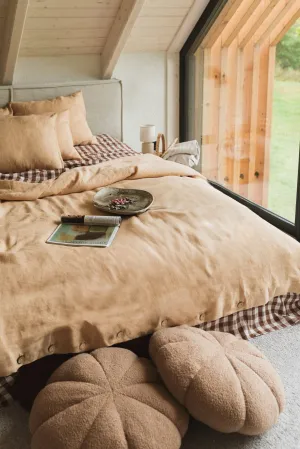 Linen Bedding Set | Mustard