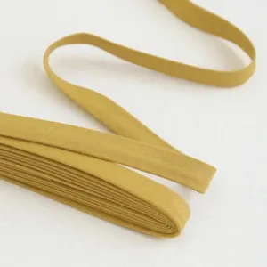 Linen Bias Tape - Mustard Yellow 1/2"
