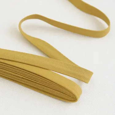 Linen Bias Tape - Mustard Yellow 1/2"