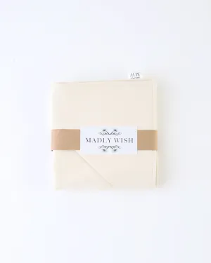 Linen Hooded Towel in Ivory