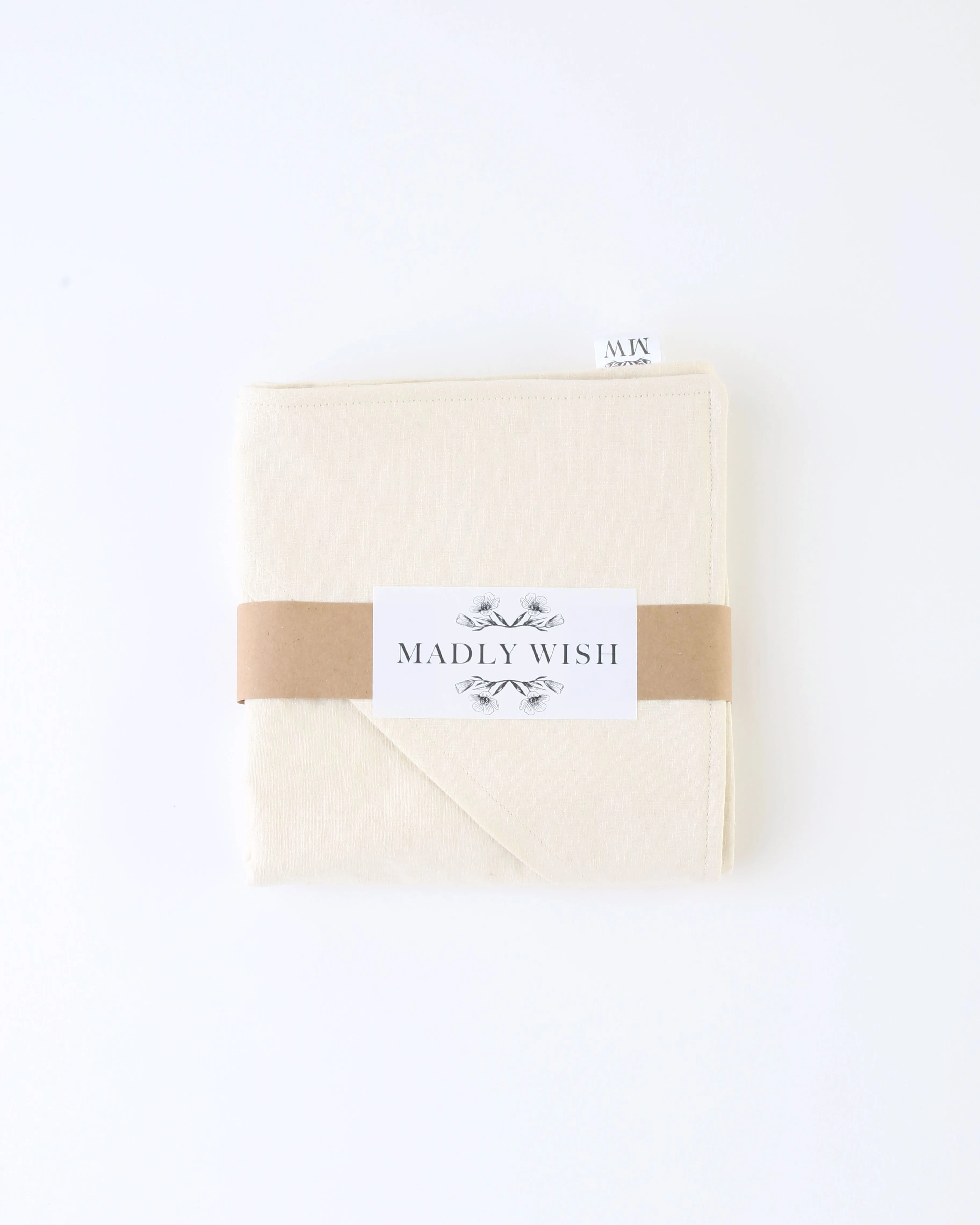 Linen Hooded Towel in Ivory