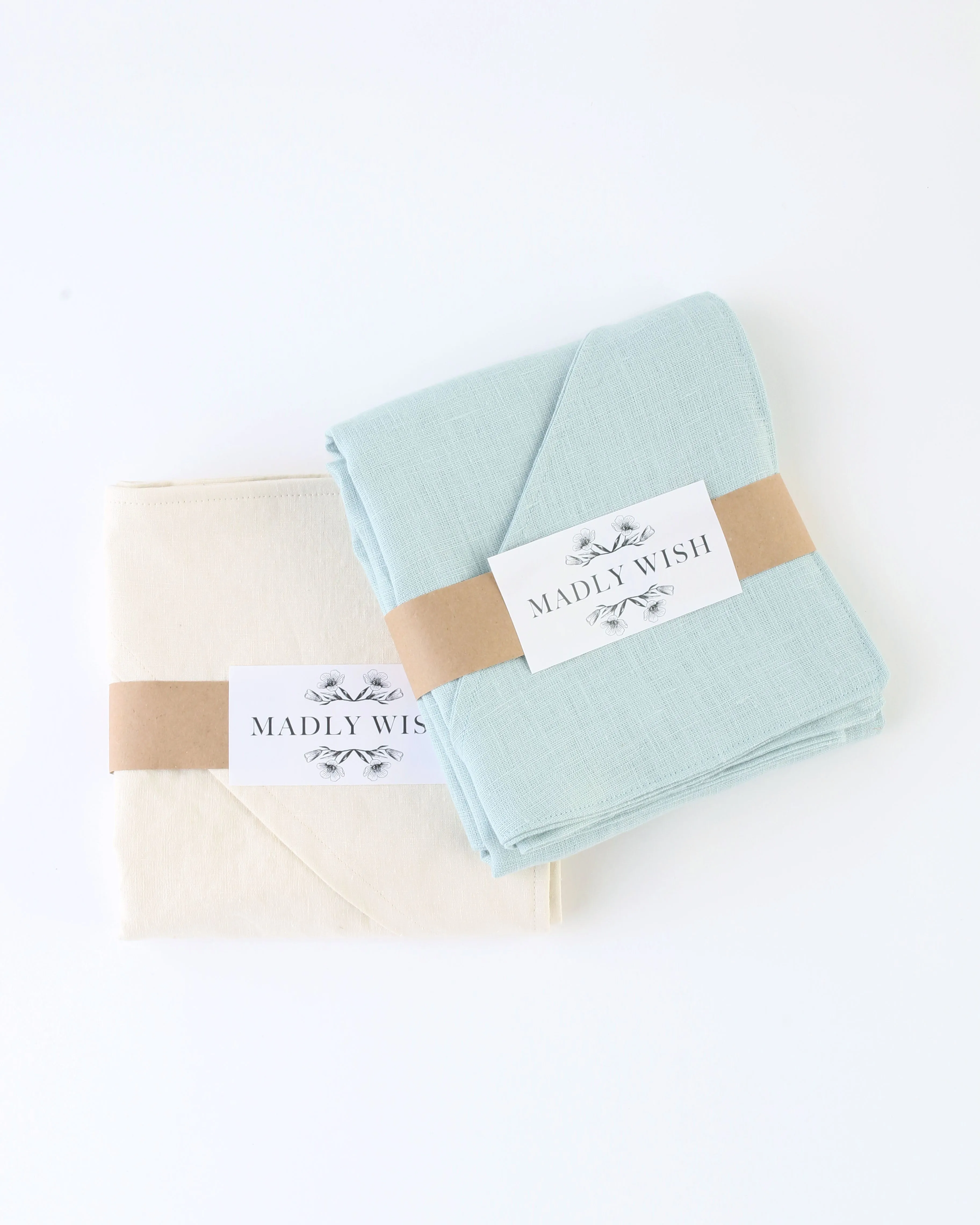 Linen Hooded Towel in Lake
