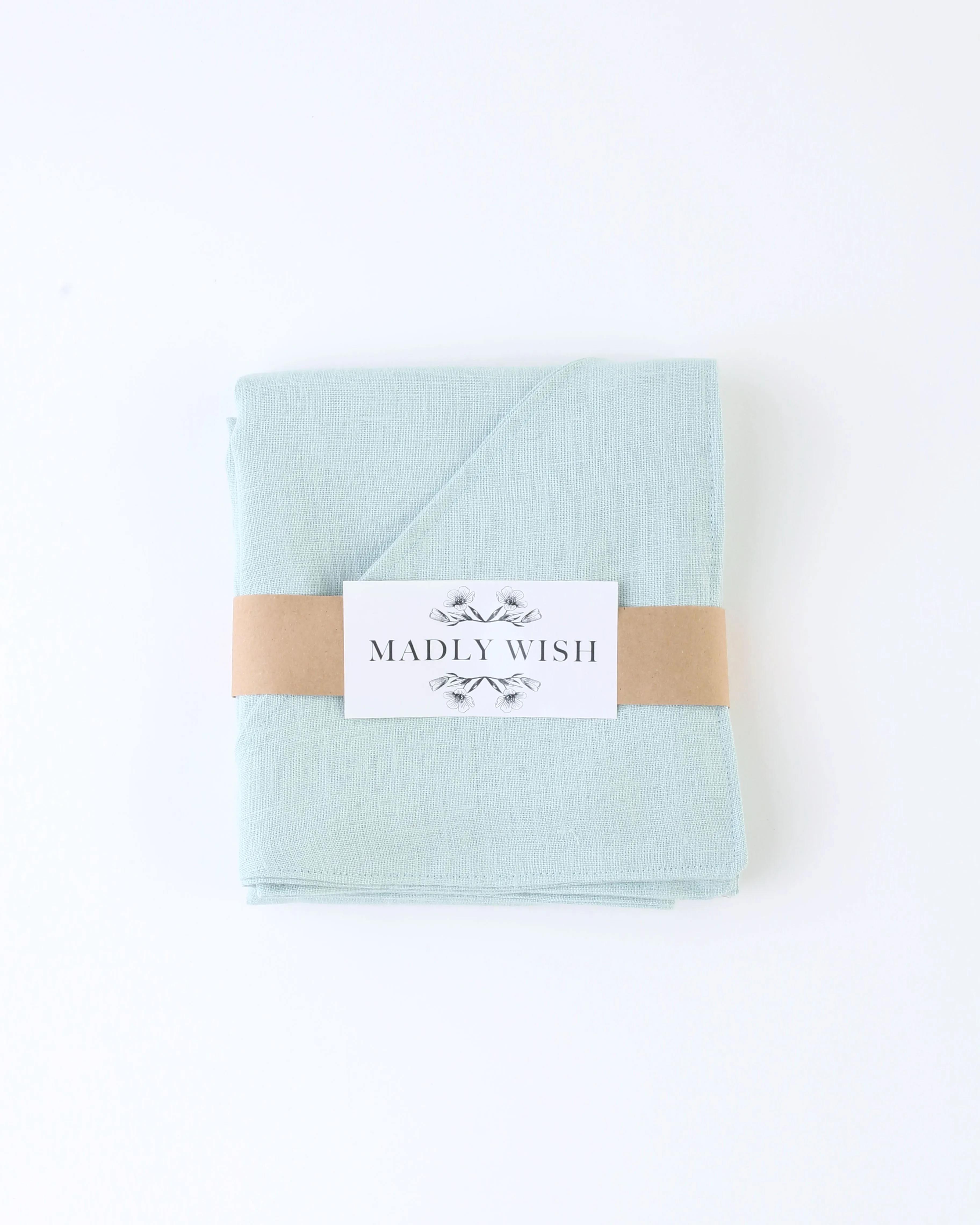Linen Hooded Towel in Lake