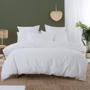 Linen House Alabaster Noora Duvet Cover Set