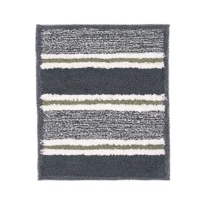 Linen House Bradford Slate Bath Mat 50x80