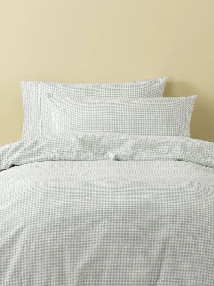 Linen House Jagger Sage Duvet Cover Set