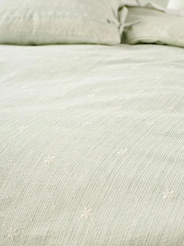 Linen House Lisette Seaglass Duvet Cover Set