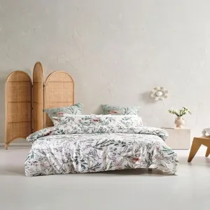 Linen House Multi White Lowen Duvet Cover Set
