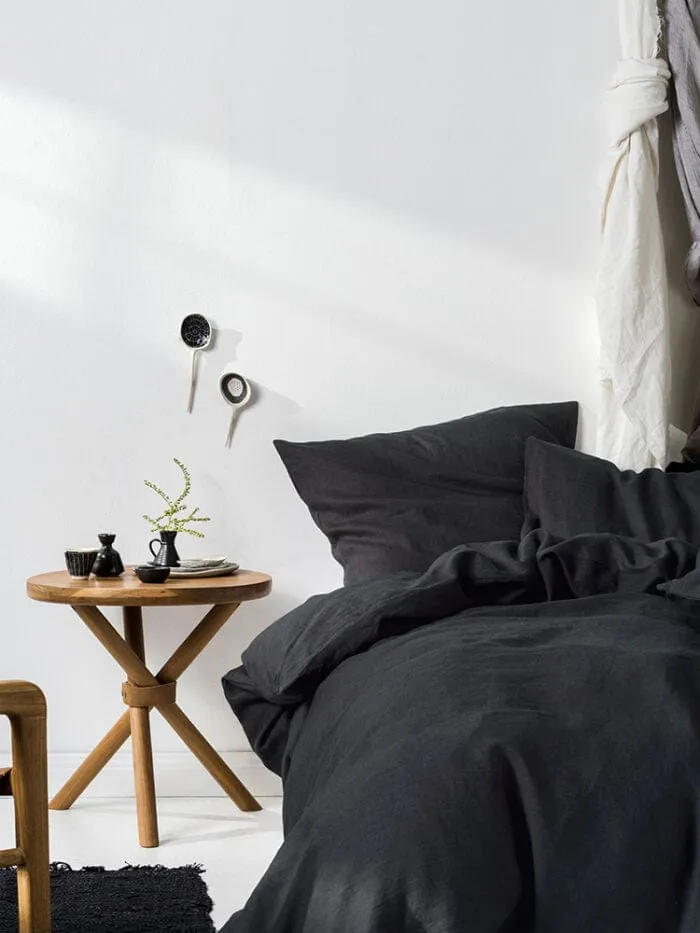 Linen House Nimes Charcoal Duvet Cover Set