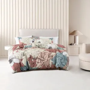 Linen House Stone Nariah Duvet Cover Set