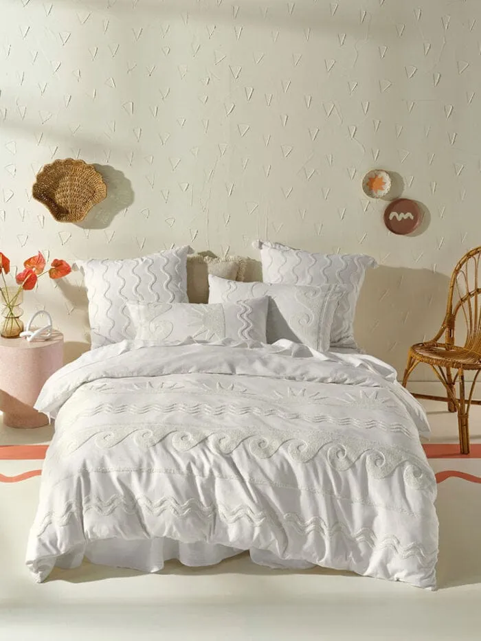 Linen House Vanilla Helios Duvet Cover Set