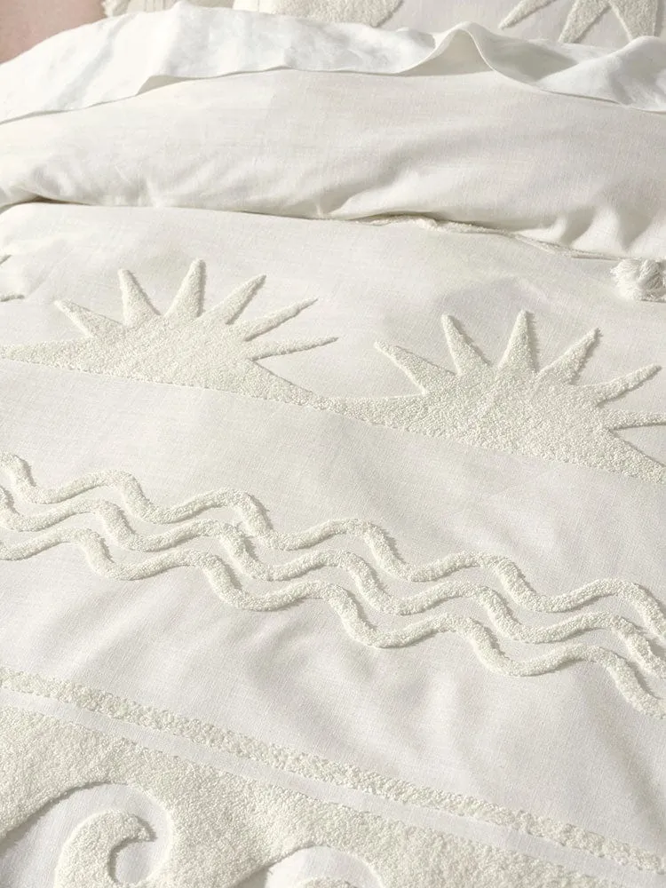 Linen House Vanilla Helios Duvet Cover Set
