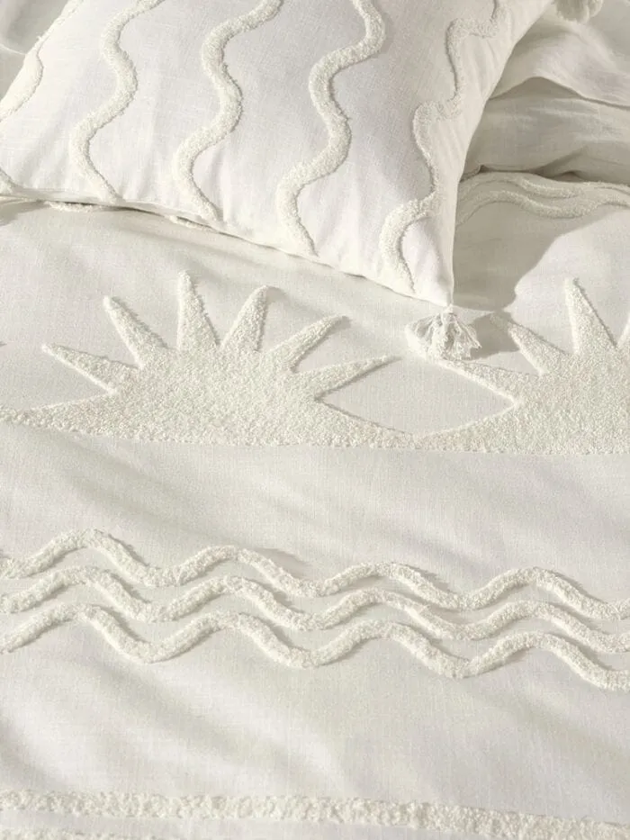 Linen House Vanilla Helios Duvet Cover Set