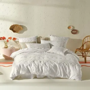 Linen House Vanilla Helios Duvet Cover Set