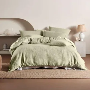 Linen House Wasabi Lila Duvet Cover Set