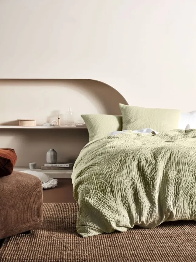 Linen House Wasabi Lila Duvet Cover Set