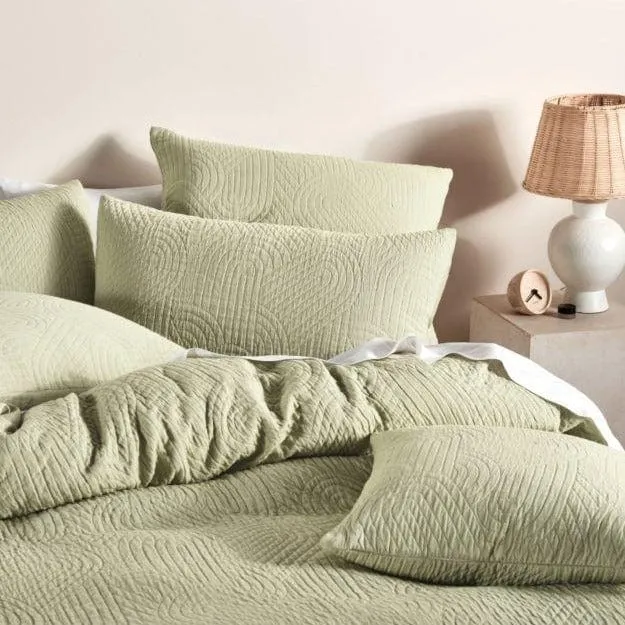 Linen House Wasabi Lila Duvet Cover Set