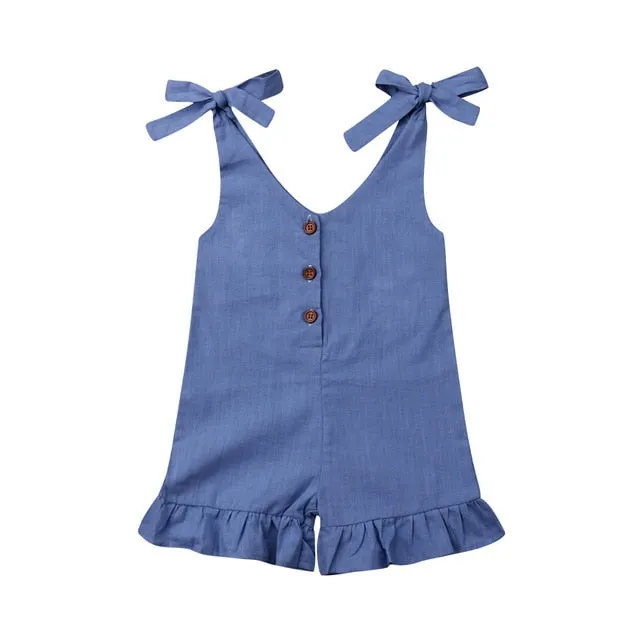Linen Jumpsuit - Blue