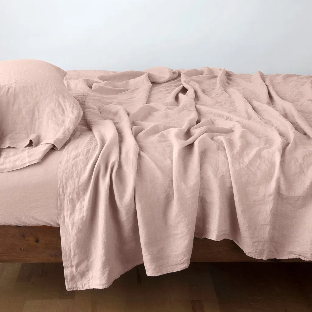 Linen Pillowcase - Rouge - King