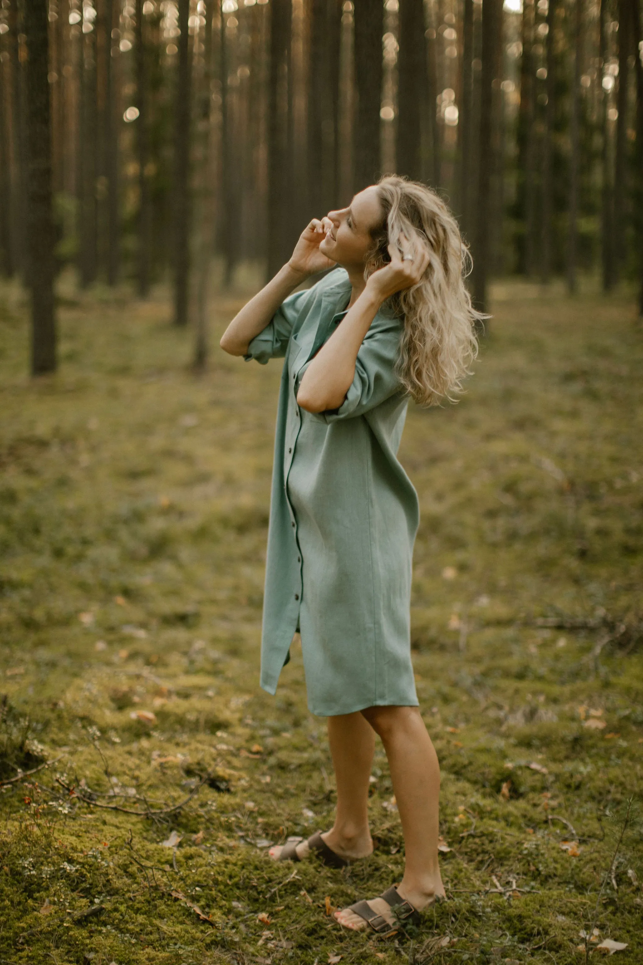 Linen Shirt Dress