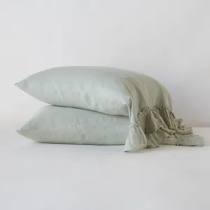 Linen Whisper Pillowcase - Eucalyptus - Standard