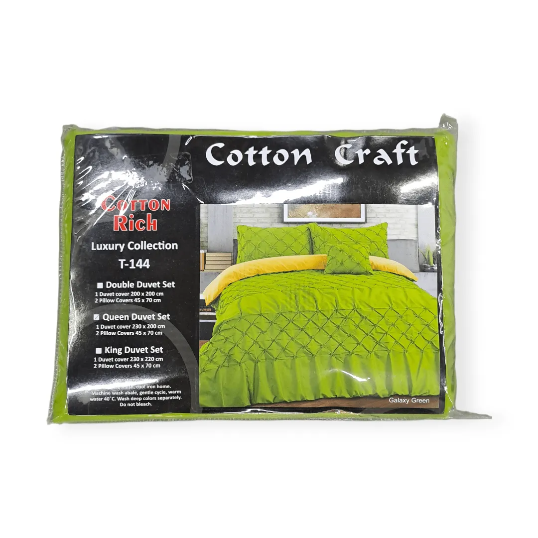 Luxury Collection Green Duvet Cover Set T144