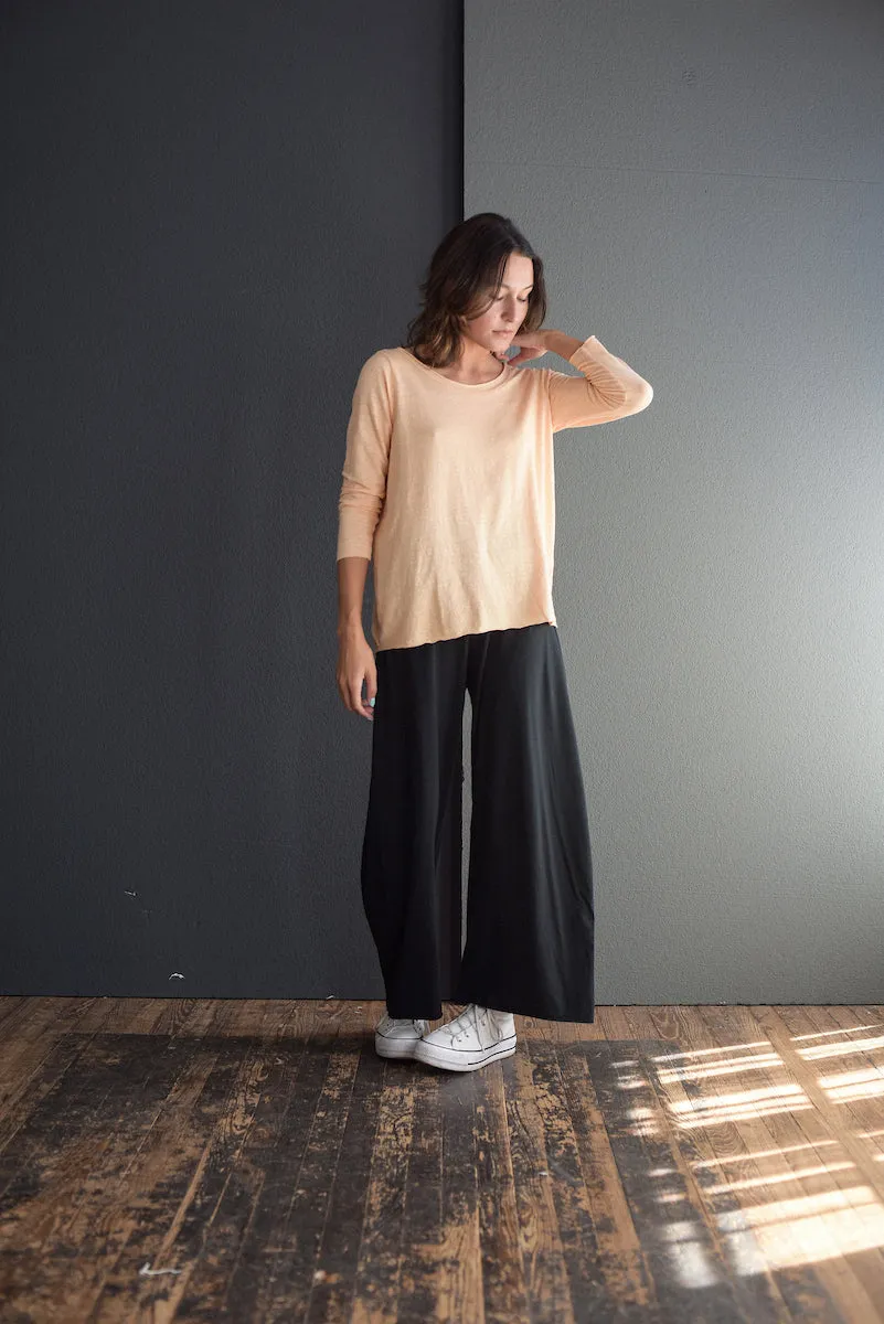 Maglia Uovo Peach Linen Jersey