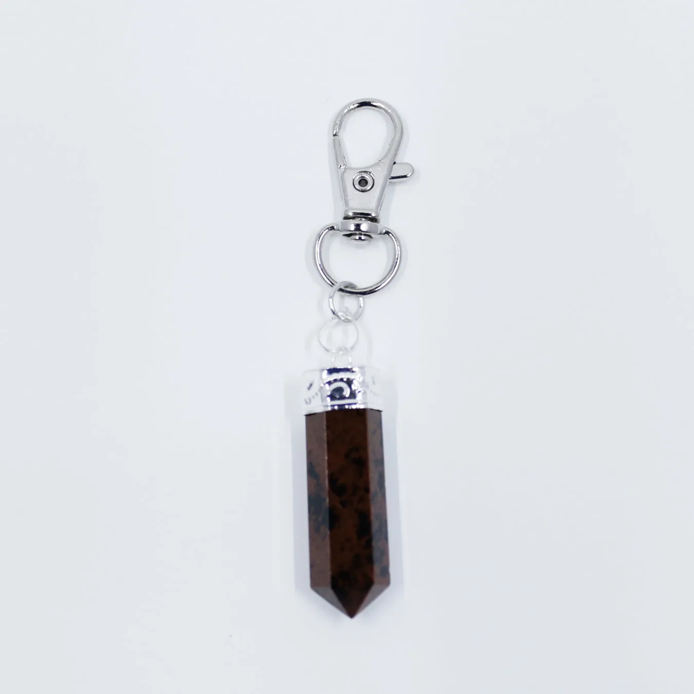 Mahogany Obsidian Clip-on Pendant