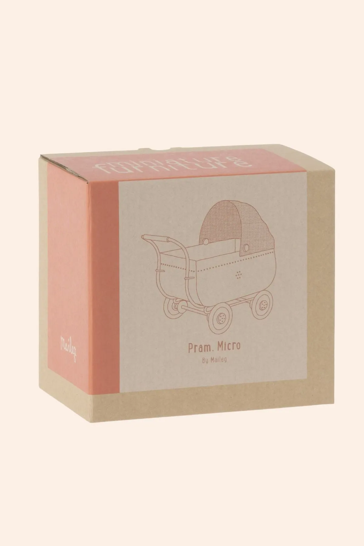 Maileg - Pram Micro - Coral