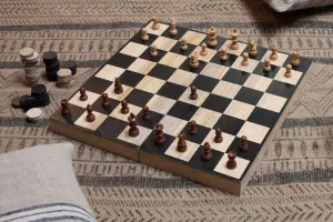 Mango Wood Chess & Draughts