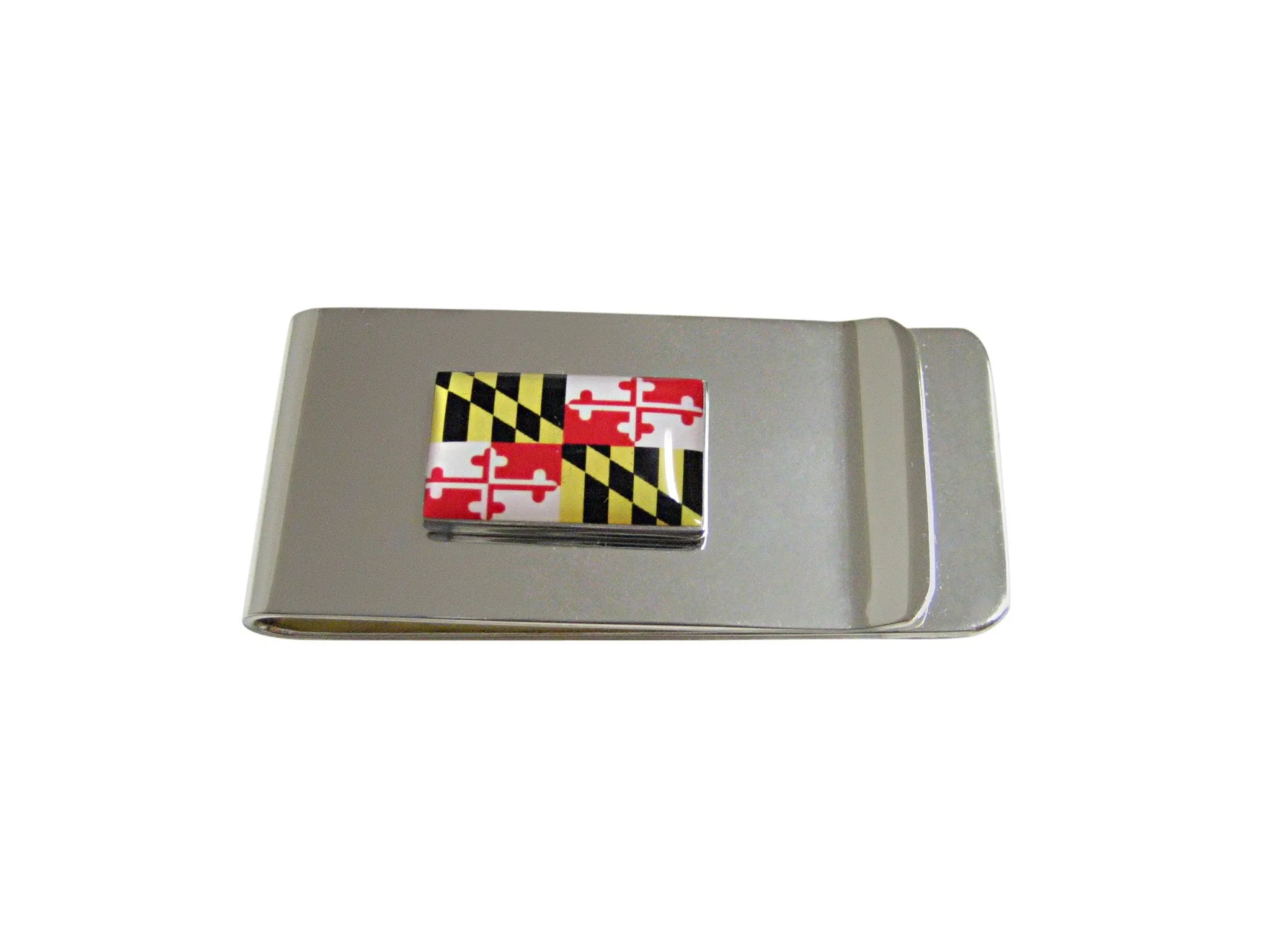 Maryland State Flag Pendant Money Clip