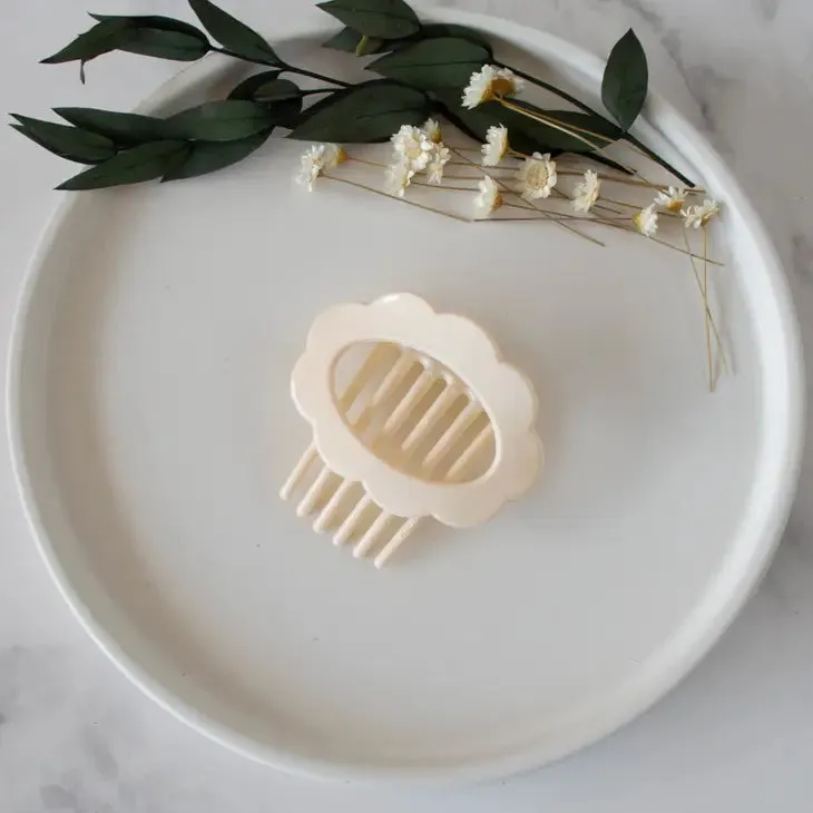mel flower daisy flower hair clip