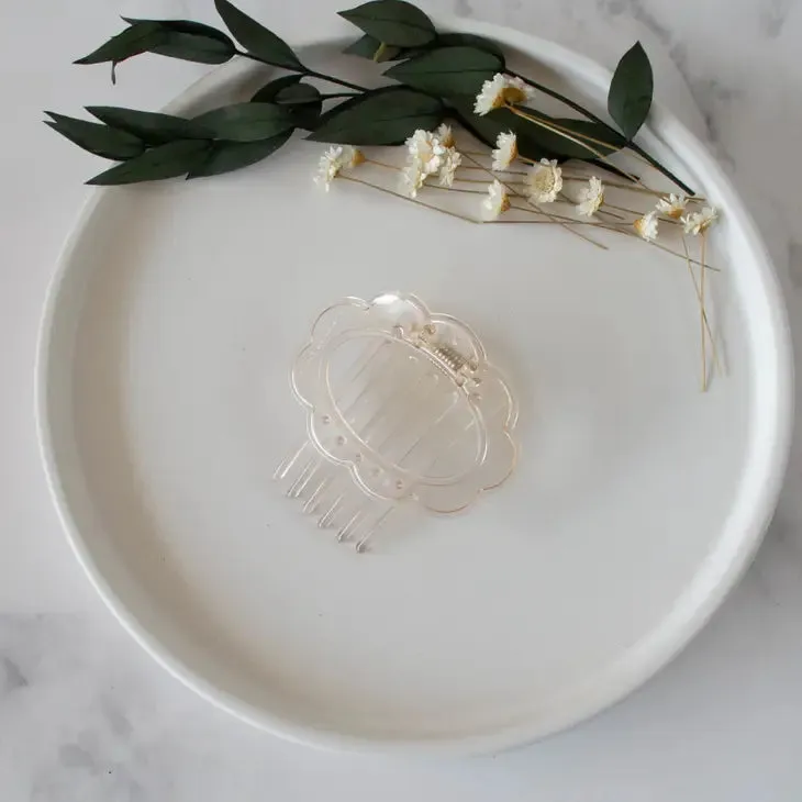 mel flower daisy flower hair clip