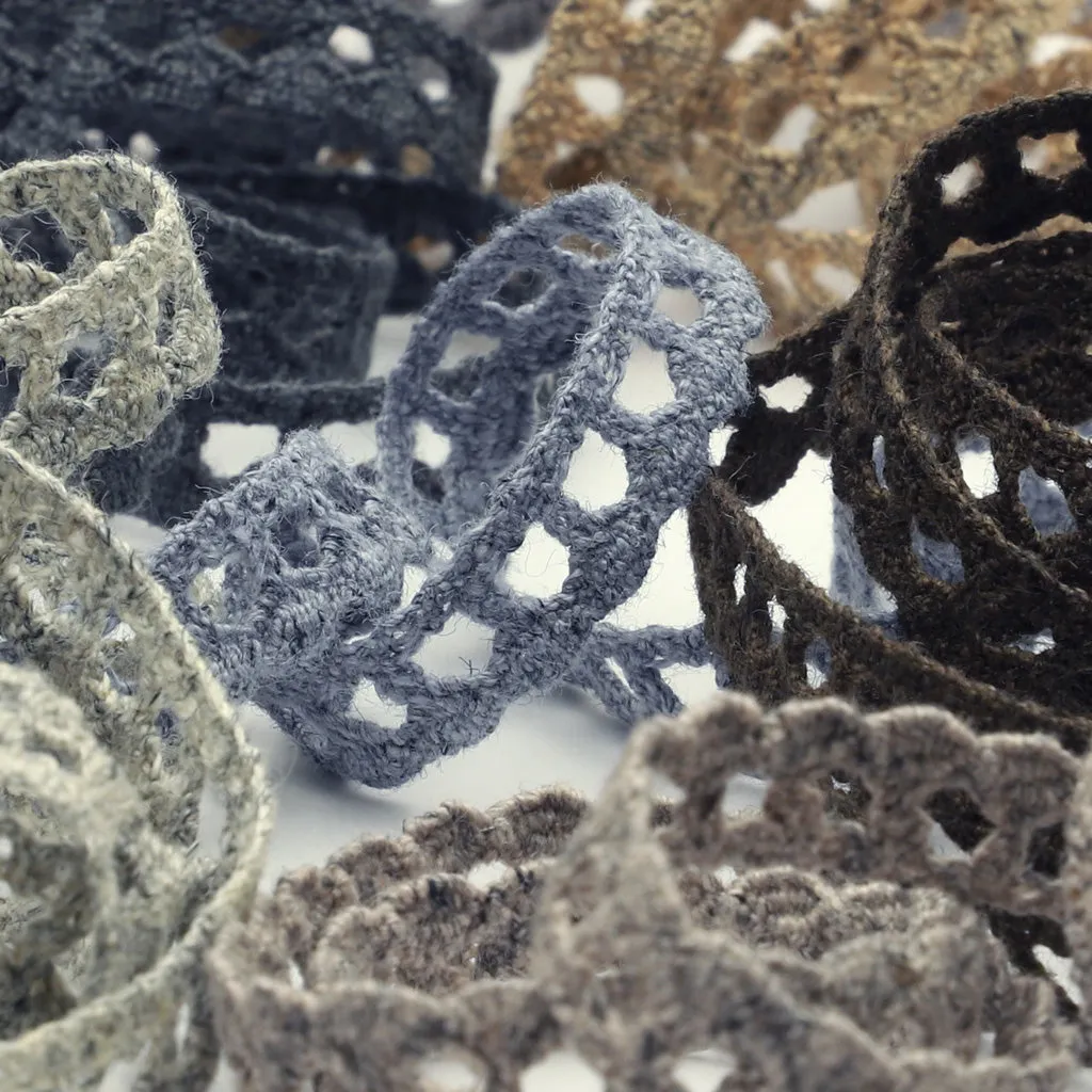 Melange Torchon Lace #99 Gray