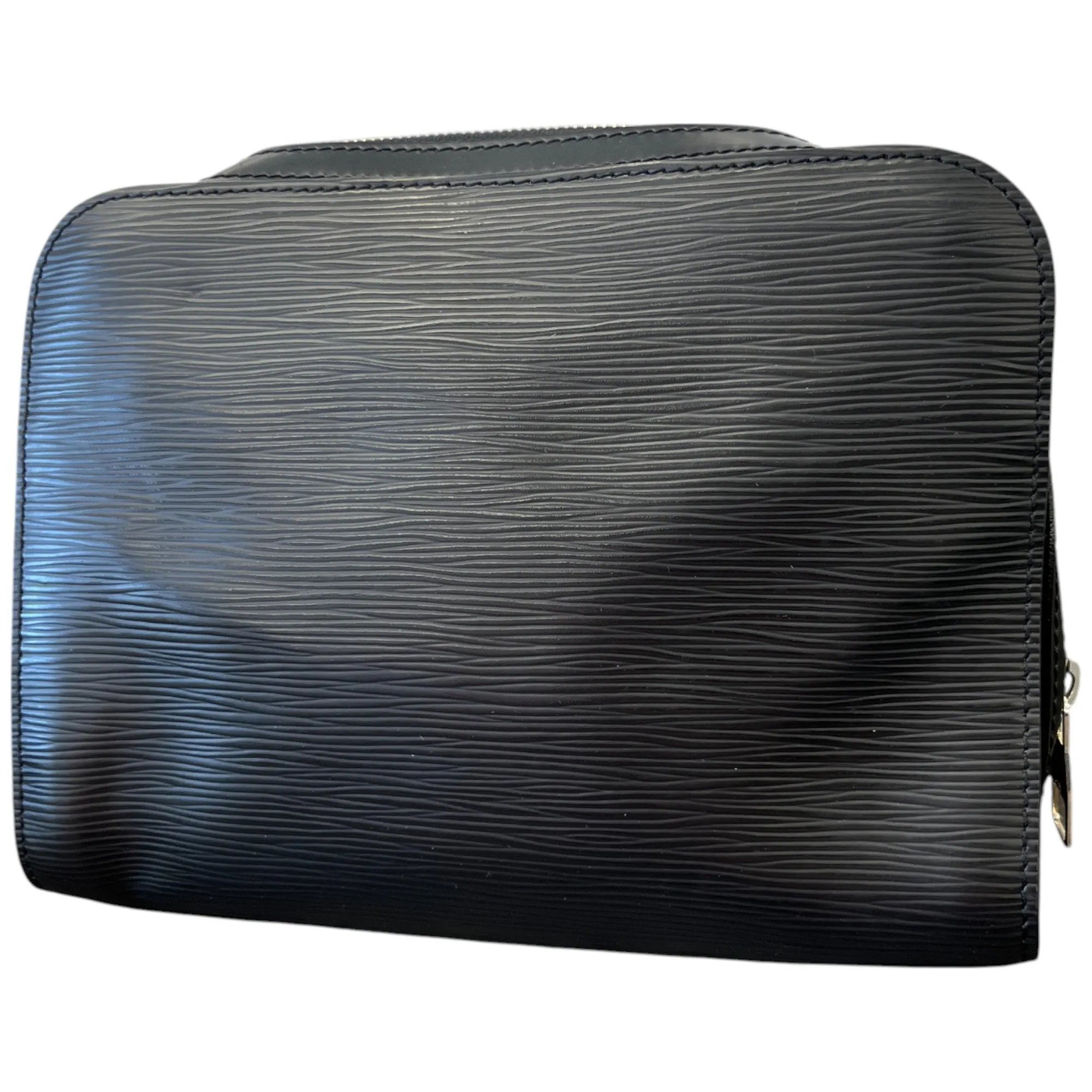 Men's Epi Embossed Logo Pouch Black