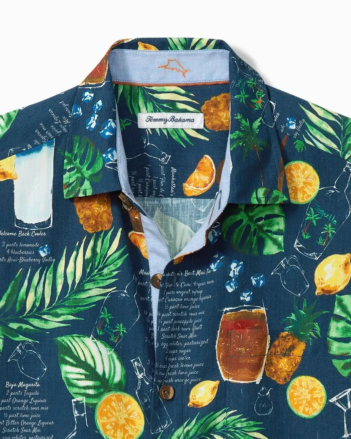 Men's Tommy Bahama | Tropic Isles Camp Shirt | Dark Blue Muse