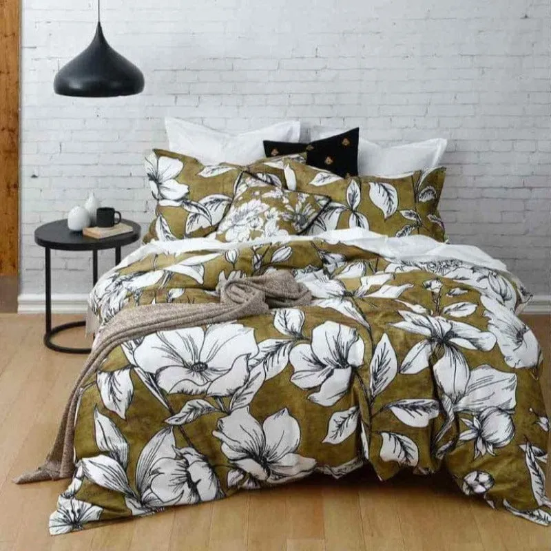 M.M Linen Multi Hally Duvet Cover Set