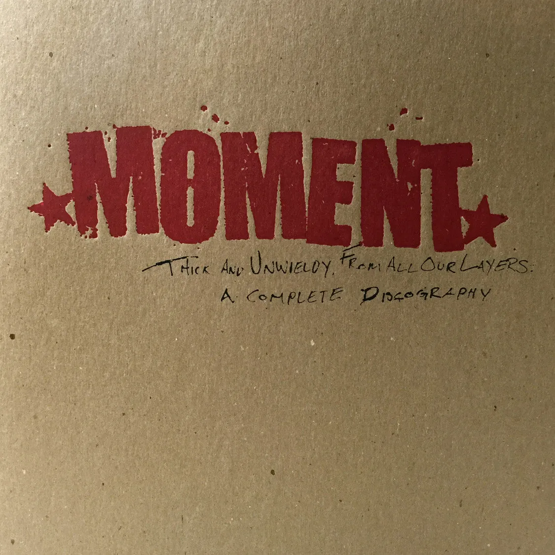Moment "Thick & Unwieldy From All Our Layers: A Complete Discography" 2xLP