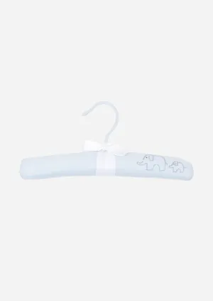 Mommy and Me Elephant Hanger, Sky Blue