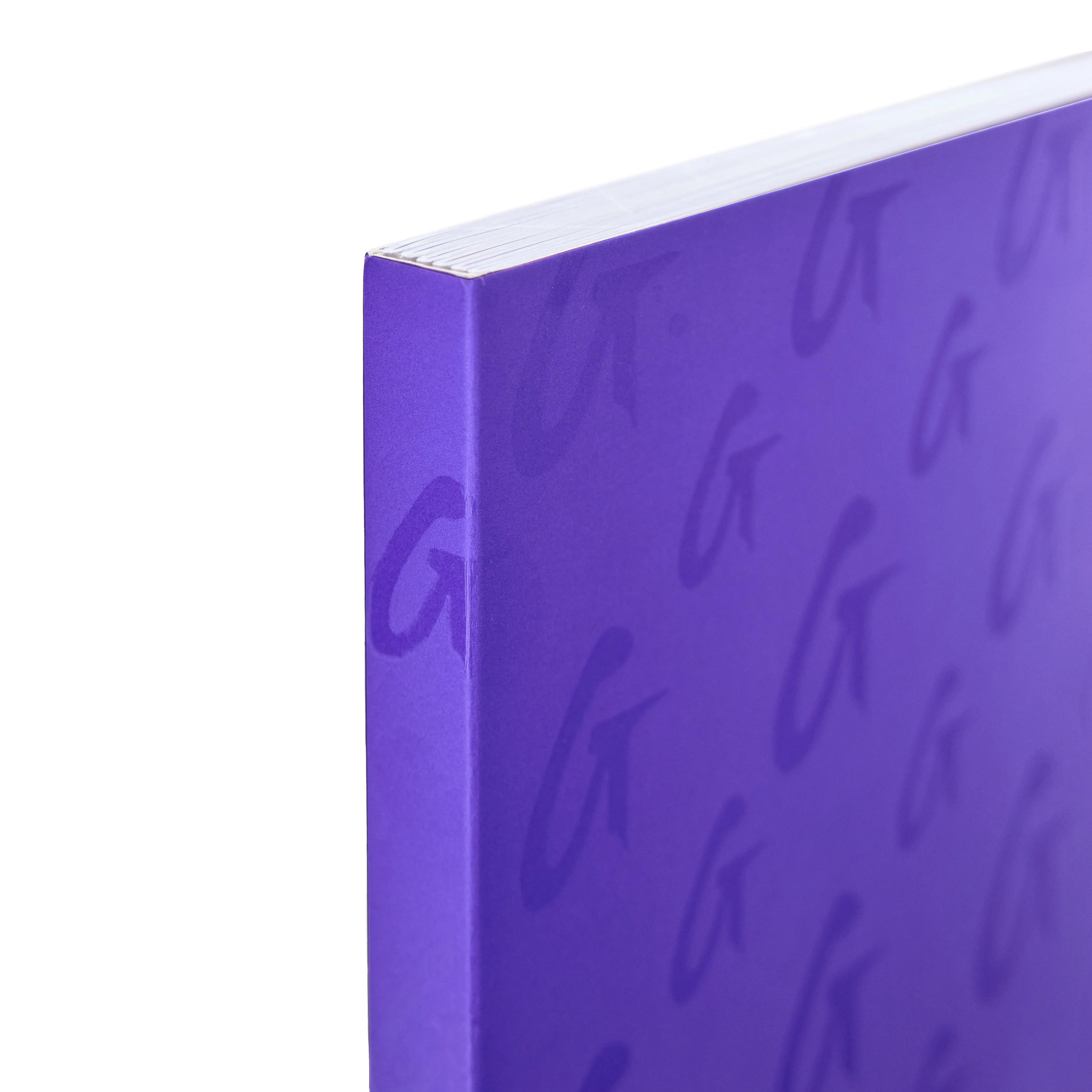 MONOGRAM NOTEBOOK - PURPLE