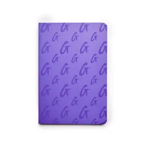 MONOGRAM NOTEBOOK - PURPLE