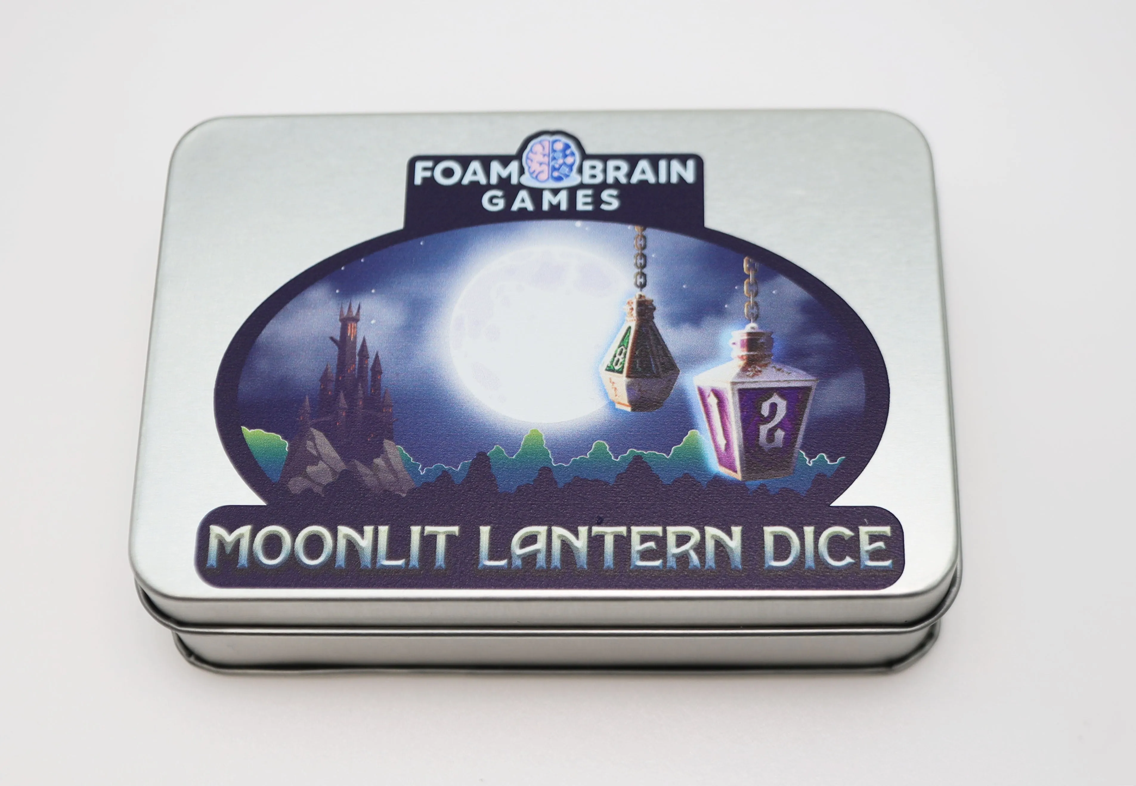 Moonlit Lantern: Coppered Flames - Metal RPG Dice Set