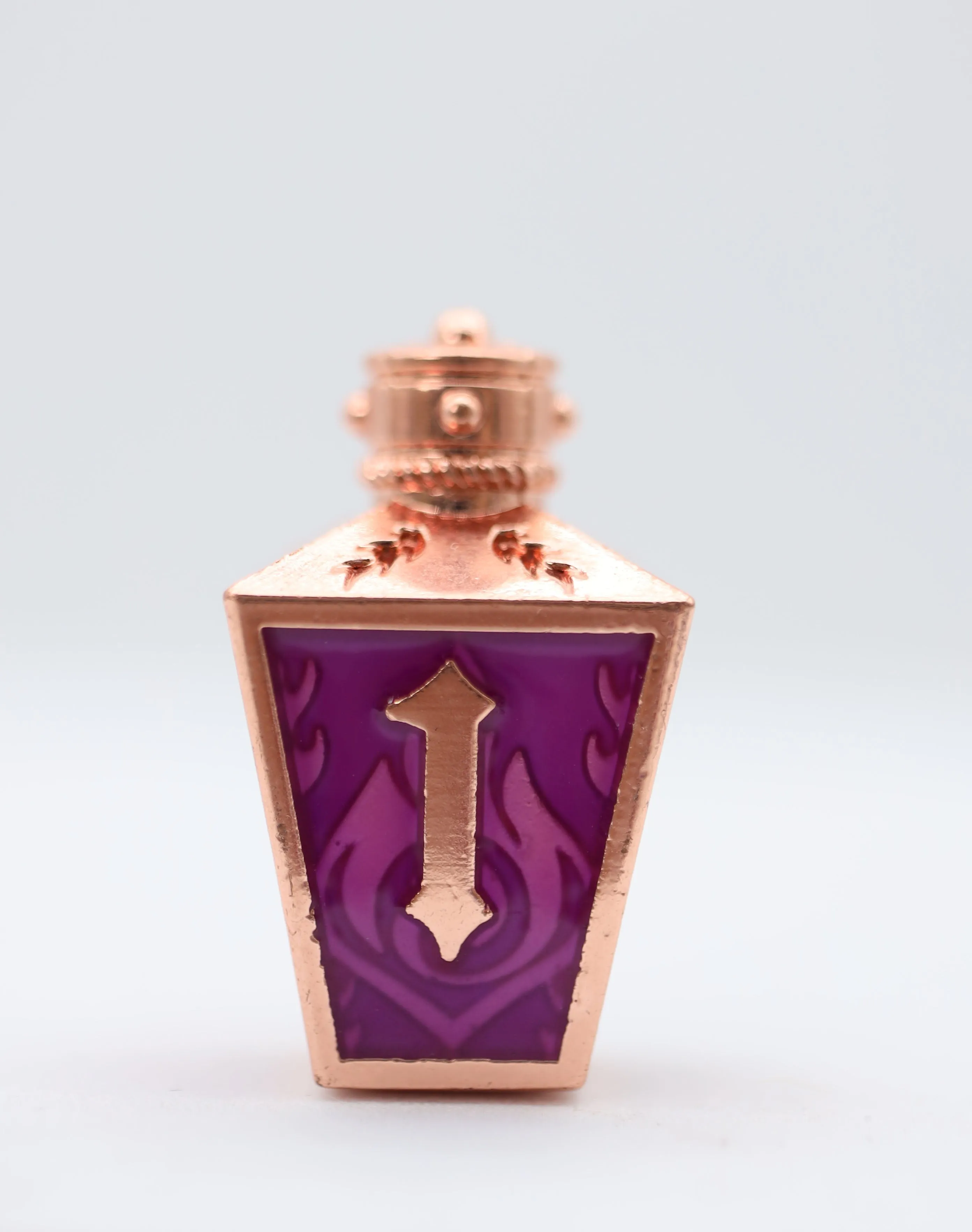 Moonlit Lantern: Coppered Voidfire - Metal RPG Dice Set