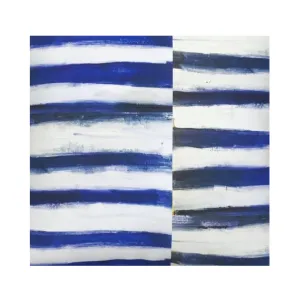 Moroccan Stripe Fabric Indigo