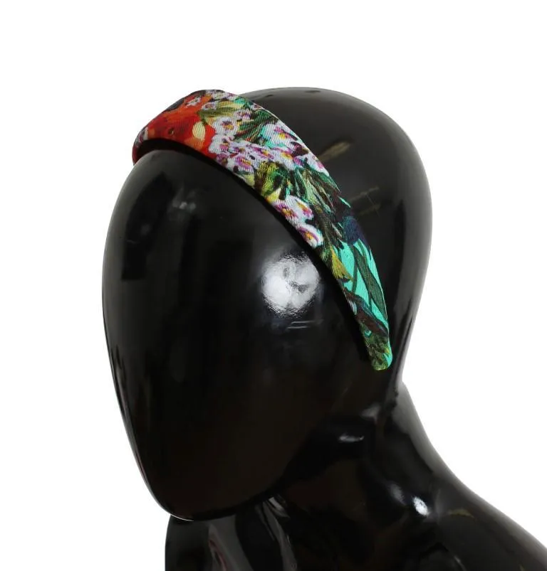 Multicolor Floral Cotton Headband