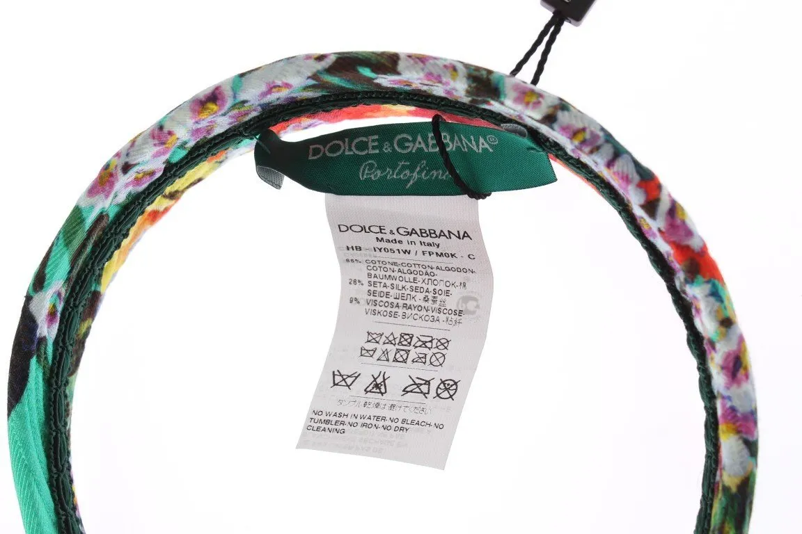 Multicolor Floral Cotton Headband