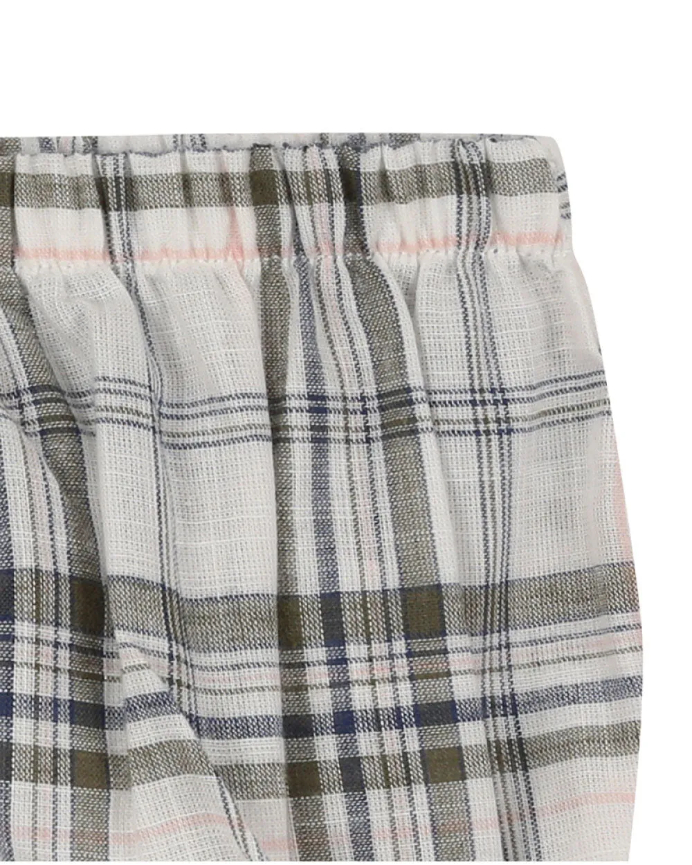 Multicolour Check Print Bloomers