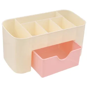 Nail Storage Organizer Box - Polish, File, Brush &amp; more - Pink - Each